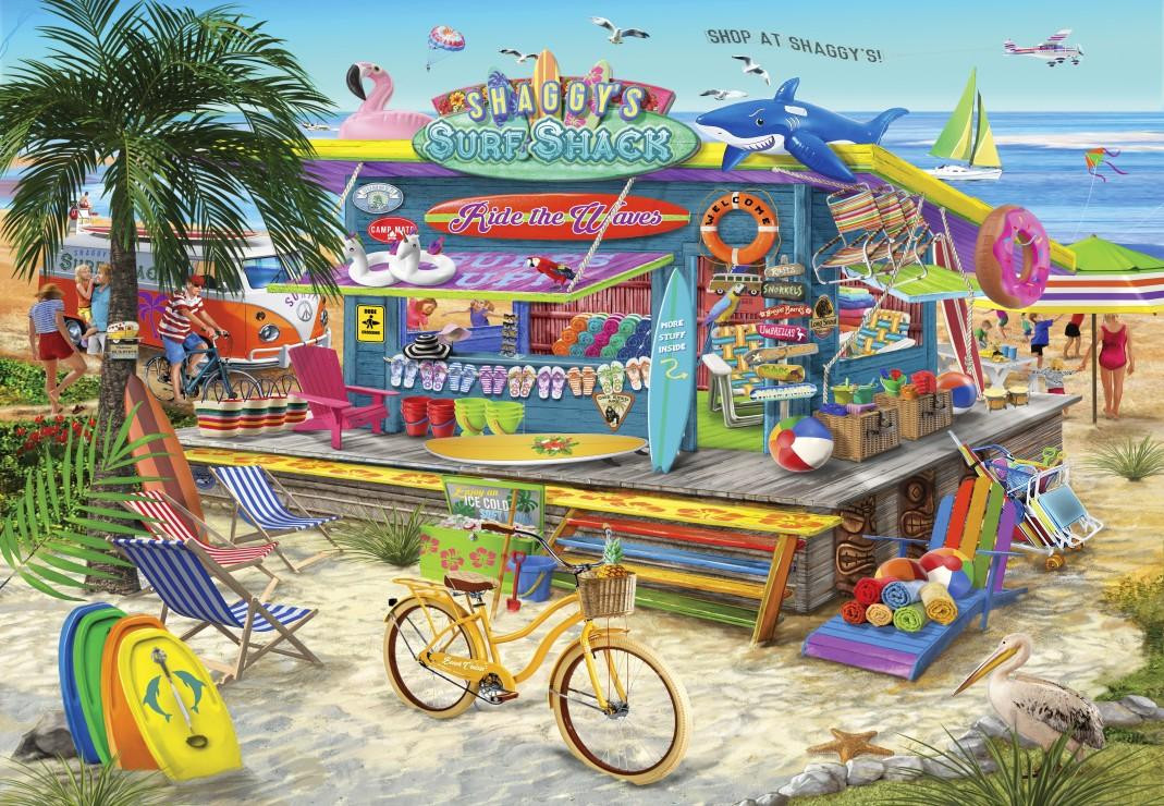 Bluebird Puzzel Shaggy's Surf Shack - 1000 stukjes - Strandthema