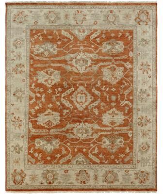 KALATY Traditional Multi-Colored Hand-Knotted Wool Area Rug