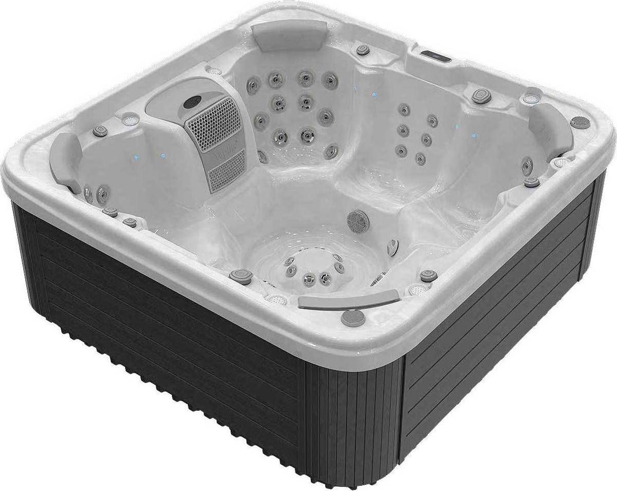 Wellis Vienna Life Whirlpool Außenwhirlpool 230x230x90cm für 7 Personen inkl. Thermocover