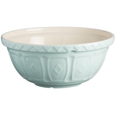Rührschüssel MASON CASH, blau, H:14cm Ø:29cm, Steingut, Schüsseln, Rührschüssel, mit markantem Muster, auch als Obst- oder Salatschüssel