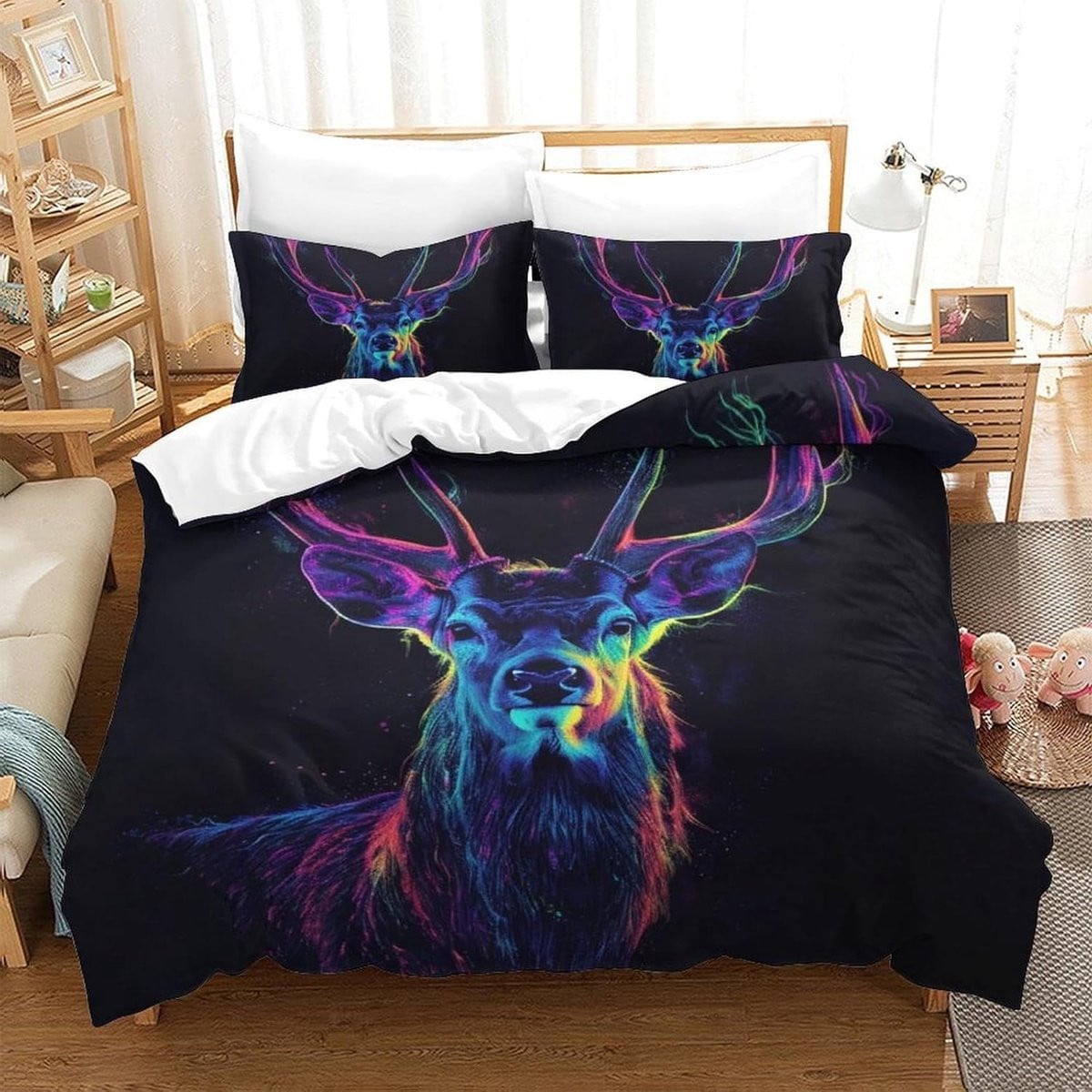 Ultrazacht microvezel dekbedovertrek set Stijl-7, 200 x 200 cm
