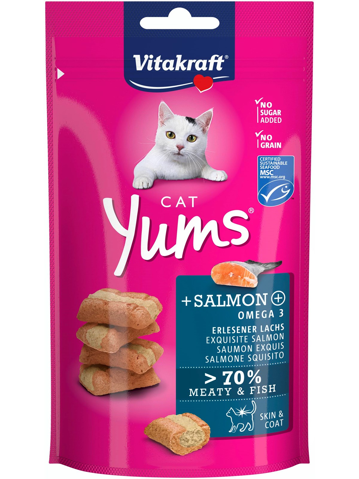 Vitakraft Cat Yums + Lachs & Omega 3