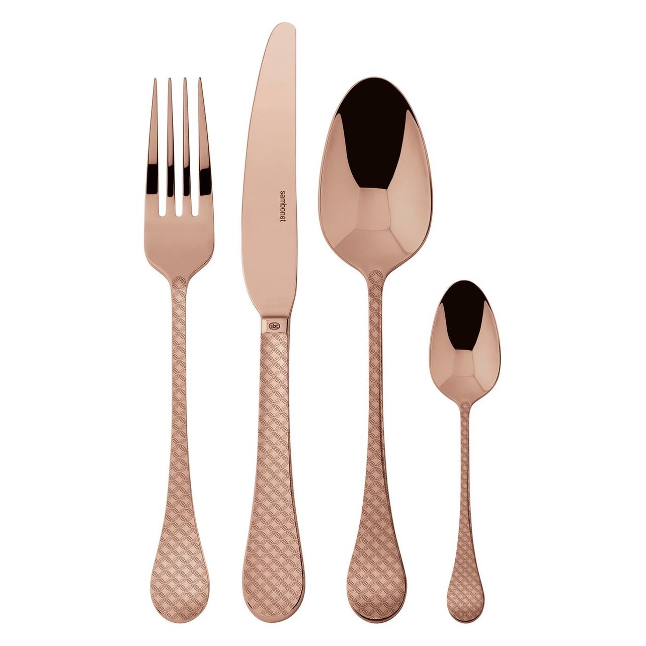 Rosenthal Besteck 24tlg.Vh. Taormina Edelstahl/PVD Kupfer (24 Stk., Besteck Set) (34735306)