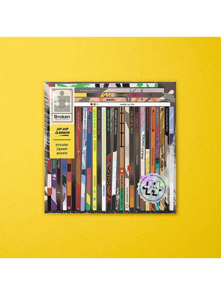 Luckies Original Puzzle ''Broken Records - Hip Hop Legends'' in Bunt - ab 18 Jahren - onesize