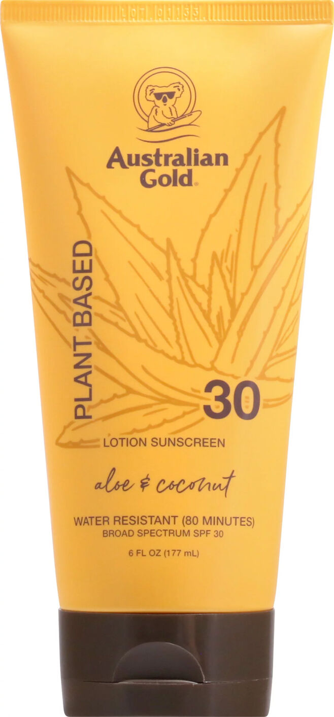 AUSTRALIAN GOLD Plant Based Aloe & Coconut Lotion Sunscreen SPF30 177ml