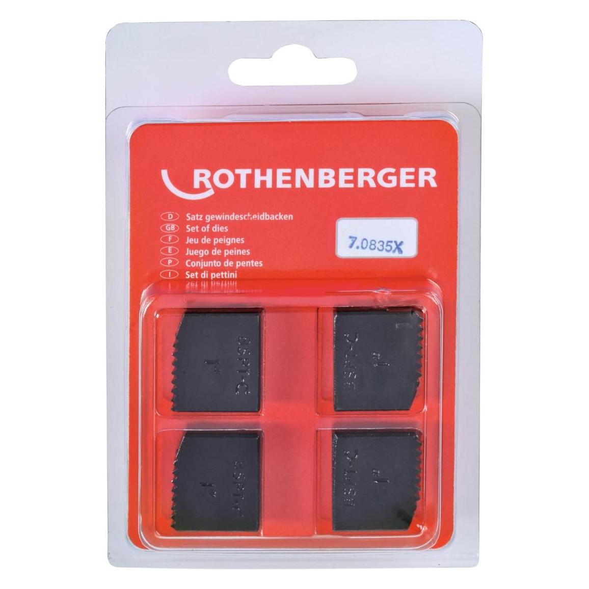 Rothenberger Atsarginiai sriegimo peiliukai BSPT R, 4vnt. 1" (070835X)