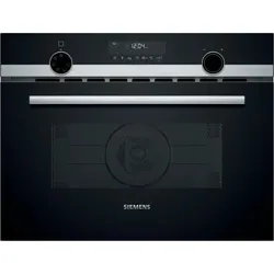 Siemens CM585AGS1 iQ500 Einbau-Mikrowelle schwarz/edelstahl