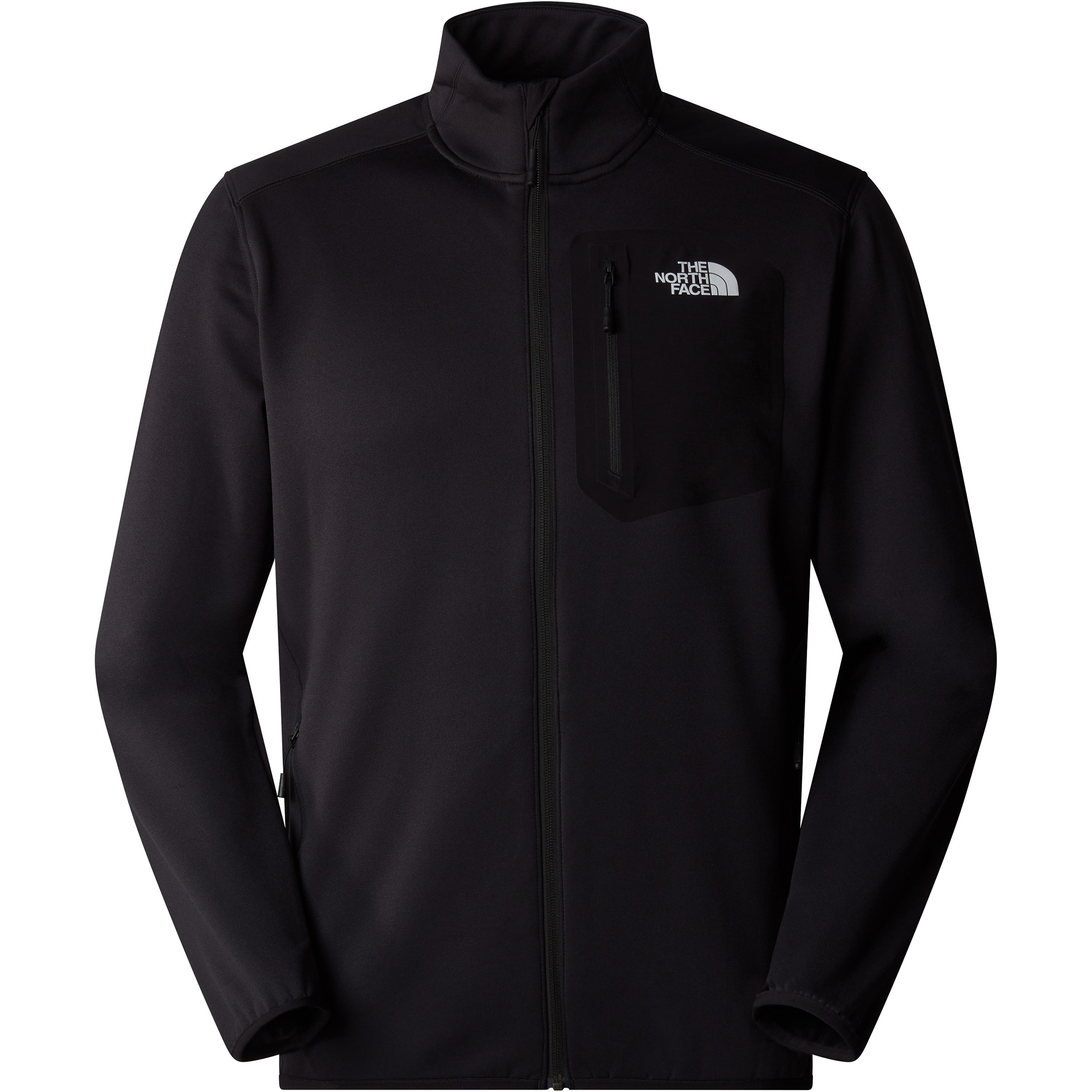 The North Face Crest Herren Fleecejacke schwarz Größe S Trekking Atmungsaktiv