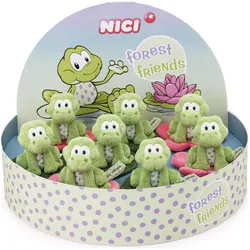 NICI 62279 Sortiment Frosch Fridolin Frog in Seerose 7cm 8 (10 cm)