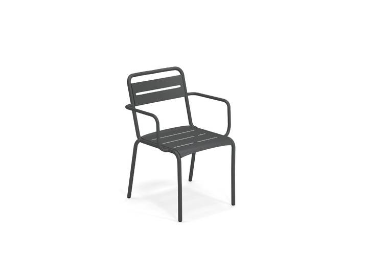 4er Set Emu Star Gartensessel Stapelbar Stahl