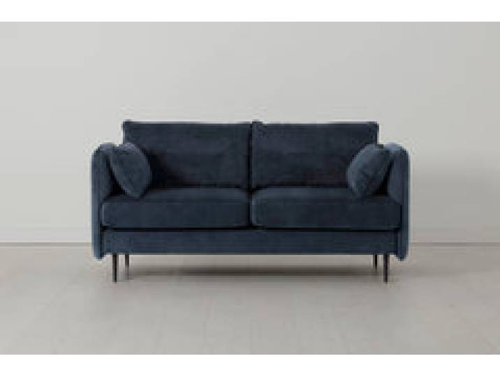 Model 19 Zweisitzer-Sofa, Ozeanblau