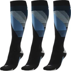 NORDICA UNLIMITED R+L 3er Pack Socken black/avio - 36-38