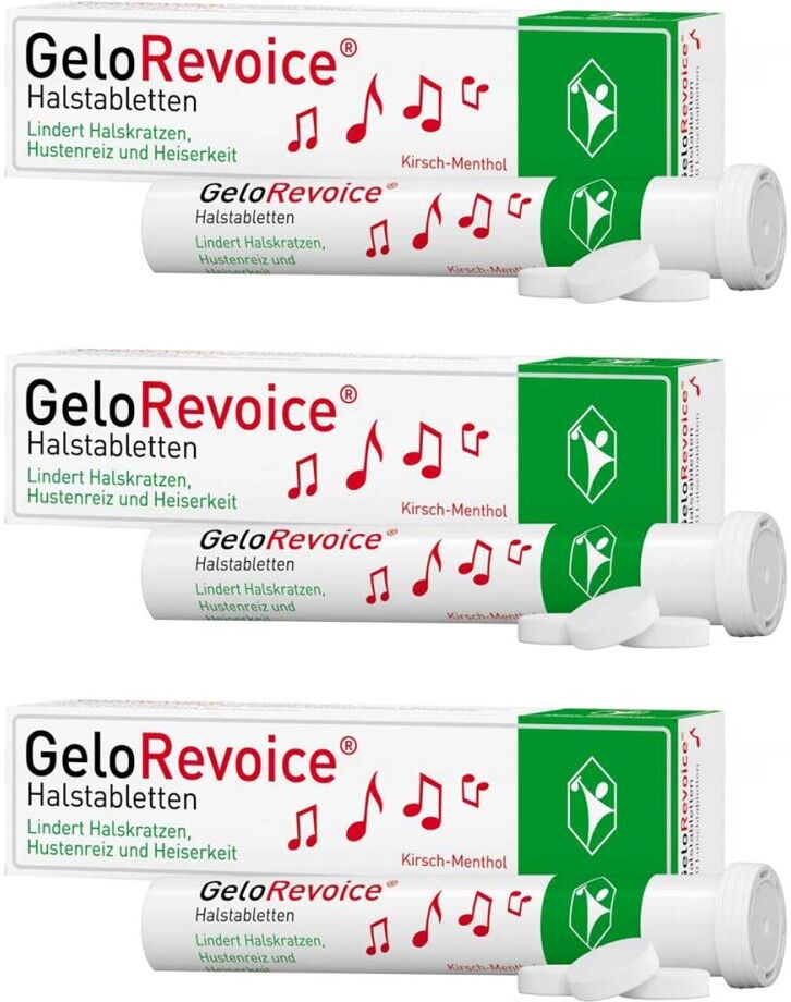 GeloRevoice Halstabletten Kirsch-Menthol Lutschtabletten