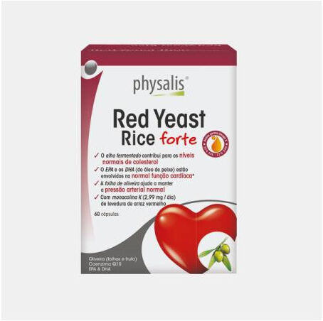 PHYSALIS RED YEAST RICE FORTE 60 CAPSULAS