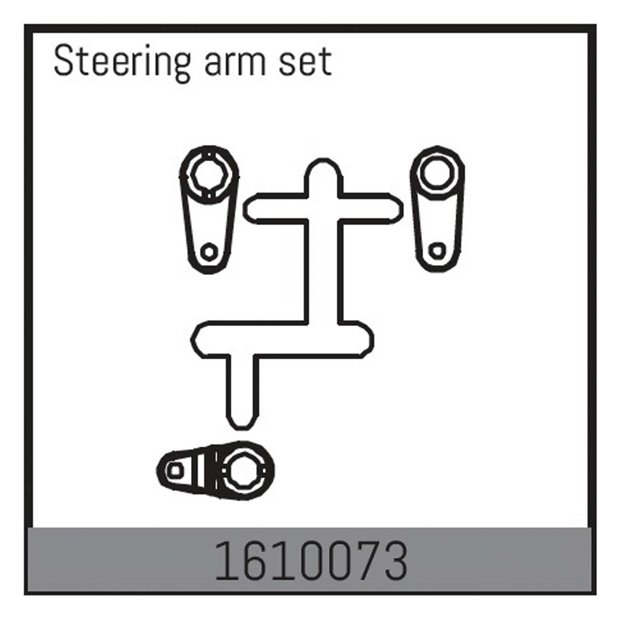 Absima steering arm set (1610073)