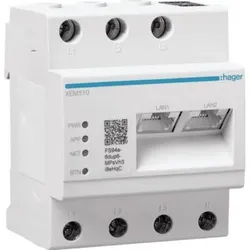 Hager, Elektroauto Ladezubehör, XEM510 Lastmanager bis 10 LP lokal