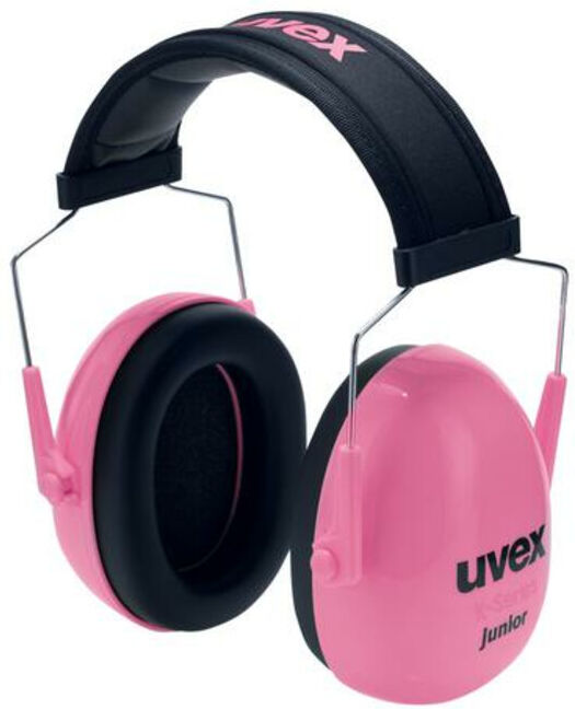 uvex Protection auditive uvex K Junior, rose, SNR 29 dB, taille S, M (2600013)