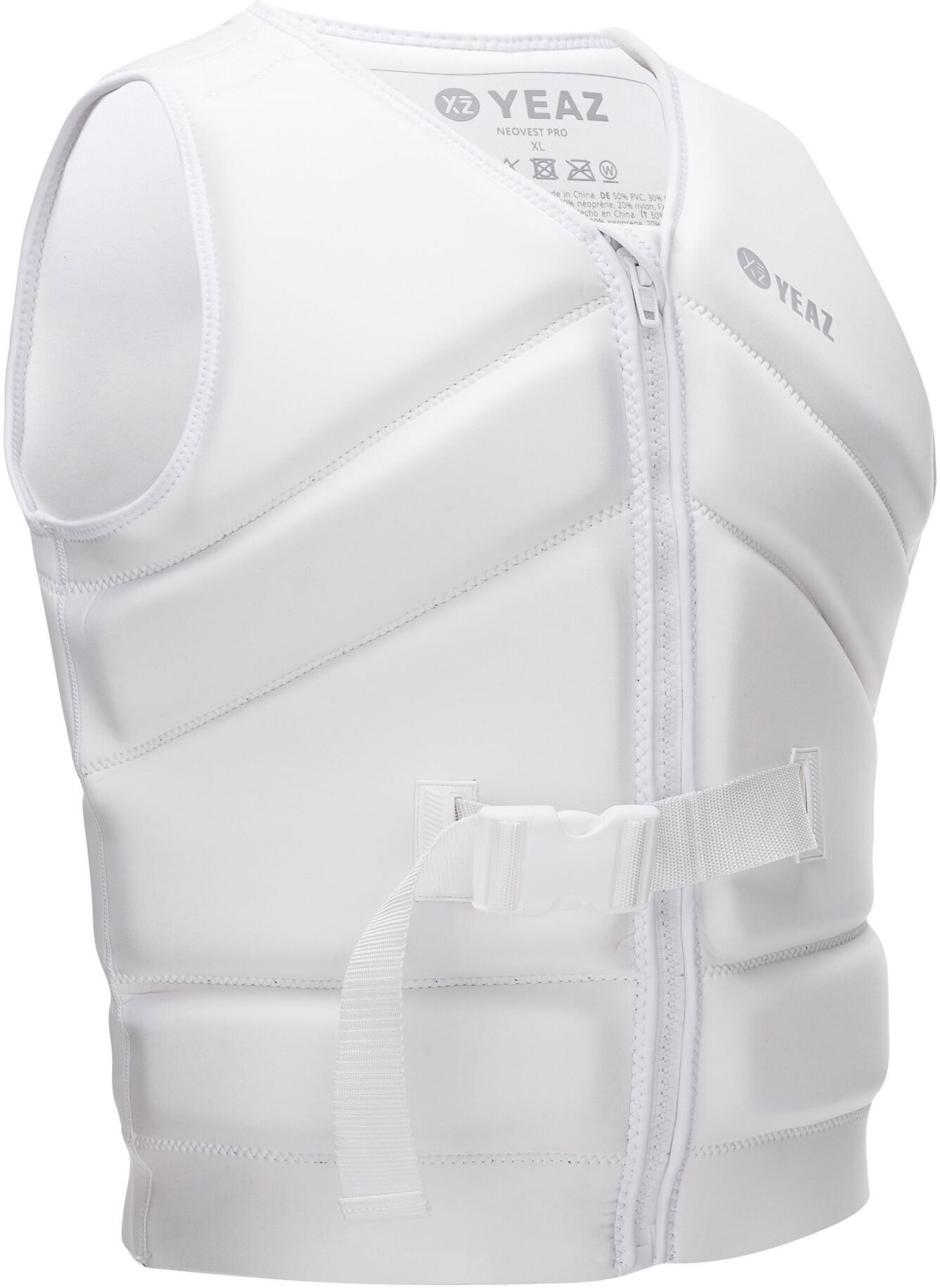 Schwimmweste YEAZ "Neoprenweste mit Gurt NEOVEST PRO" Gr. S, weiß, Schwimmwesten, Kinder, S, Schwimmweste
