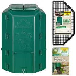 Neudorff Thermokomposter DuoTherm 530 Liter + Mäusegitter + Radivit 1 kg