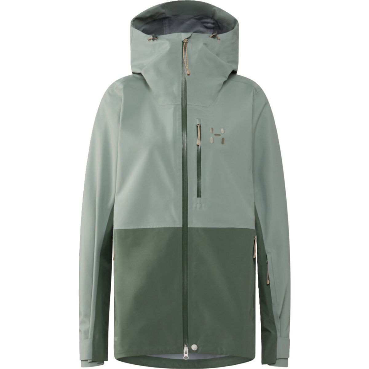 Haglöfs Alper Proof Jacket Women dew green/chlorophyll green (5YX) L 6079375YX025
