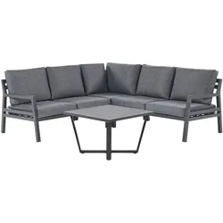 LOUNGE-SET schwarz Vizzini