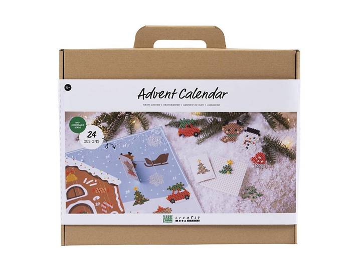 Adventskalender CREATIV COMPANY Bügelperlen , bunt, Adventskalender, Adventskalender