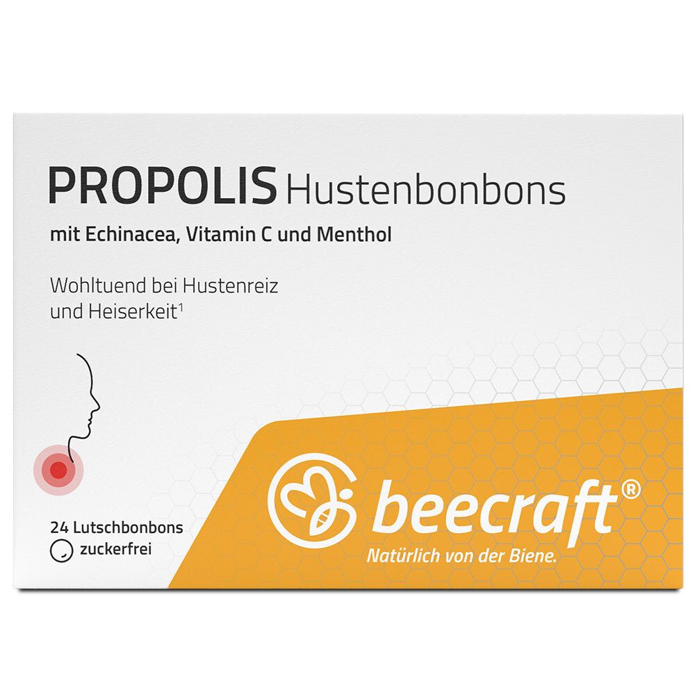 Beecraft Propolis Husten-Bonbons 24 St Bonbons