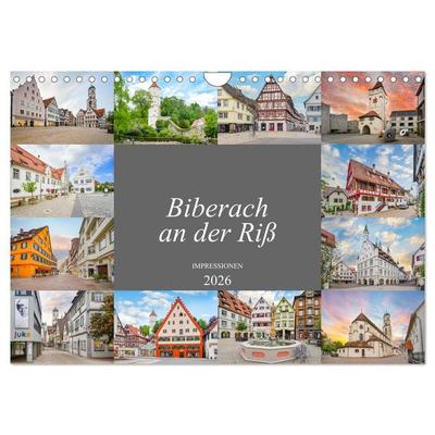Biberach an der Riß Impressionen (Wandkalender 2026 DIN A4 quer), CALVENDO Monatskalender