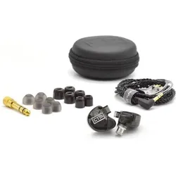 Clear Tune Monitors CTM CE220 In Ear Monitor-Kopfhörer Grau mit Tuch (NC, Kabelgebunden), Kopfhörer, Grau