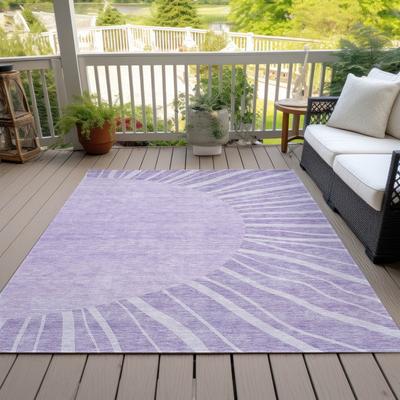 Addison Rugs Machine Washable Indoor/ Outdoor ChantilleSunburst Modern Rug