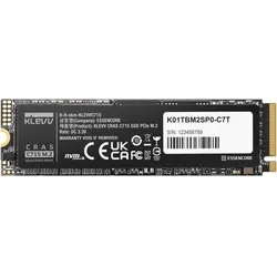 Klevv 256GB CRAS C715 M.2-2280 PCIe Gen3 x4 NVMe SSD (256 GB, M.2), SSD