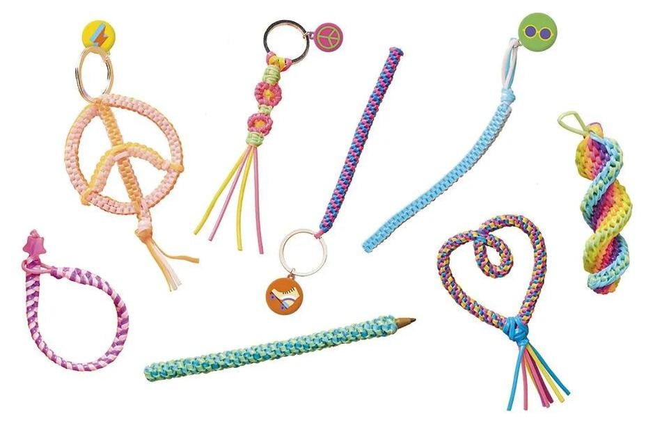 Janod Scoubidou Vriendschap & Liefde, 50 draden, roze