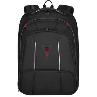 Wenger Carbon Pro Business Backpack with 15.6" Laptop Sleeve and Tablet Pocket, Black, 653129