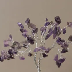 Gemstone Tree with Organite Base - 80 Stone - Amethyst