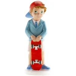 Dekorationsfigur „Skateboarder“, 16 cm