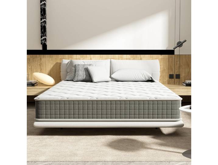 DEWINNER Memory Mattress 140 x 190 cm – Thickness 30 cm – Memory Foam – 7 Zones – Medium Firmness – Relief of Pressure Points – Children's Mattress