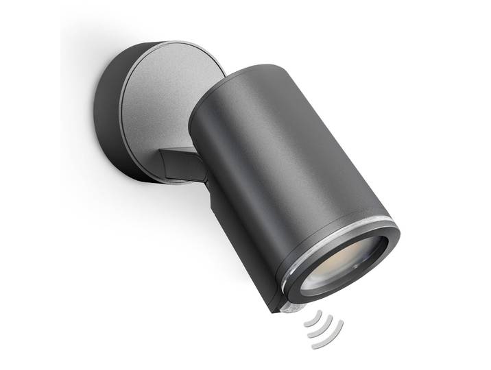 One SC Smart Sensor-Außenstrahler anthrazit IP44 - STEINEL Spot One SC - Modern - Metall - Einflammig