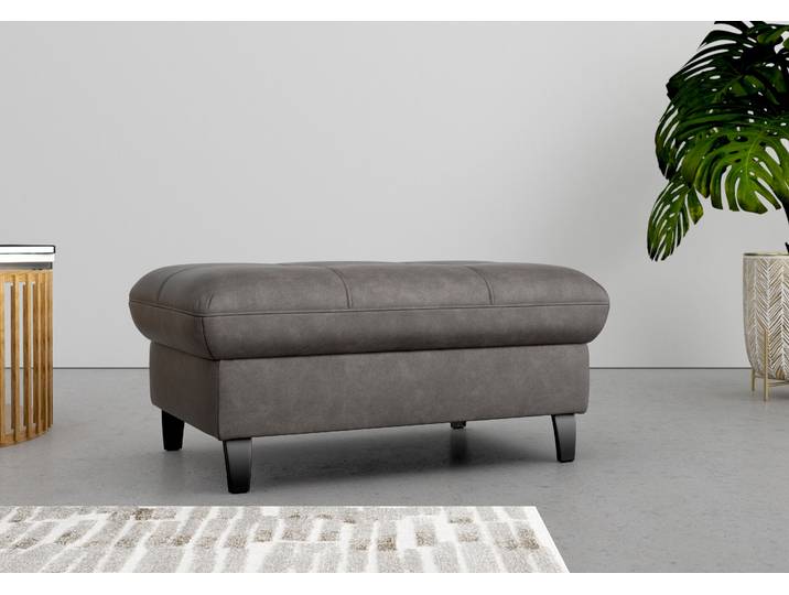 Stauraumhocker SIT & MORE Maggiore , grau (anthrazit), B:102cm H:48cm T:67cm, 100% Polyester, Hocker, Stauraumhocker, mit Stauraum
