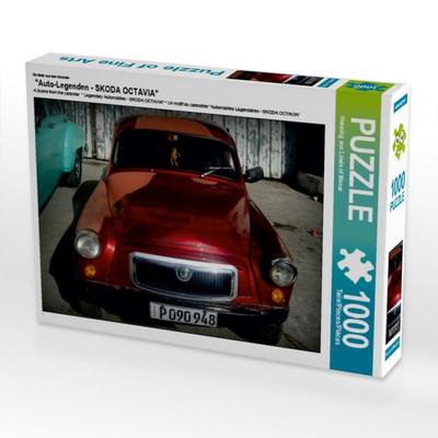 CALVENDO Puzzle Ein Motiv aus dem Kalender 'Auto-Legenden - SKODA OCTAVIA' | 1000 Teile Lege-Größe 64x48cm Foto-Puzzle für glückliche Stunden