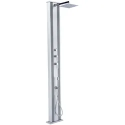 Formidra Hybriddusche "Dada Straight",silber,40 L