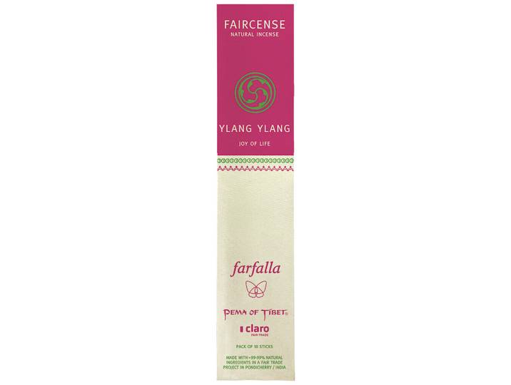 farfalla Ylang Ylang / Joy of Life, Faircense Räucherstäbchen mit Halterung