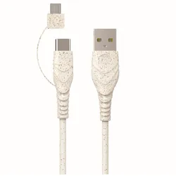 BIOnd USB-A auf USB-C und Micro-USB - Ladekabel | Weiß - Neu