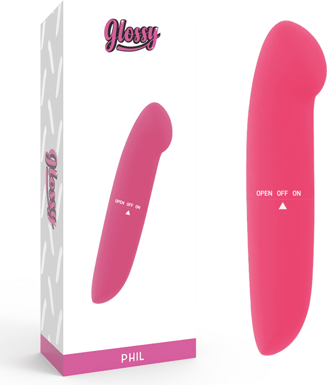 GLOSSY vibrateur phil rose