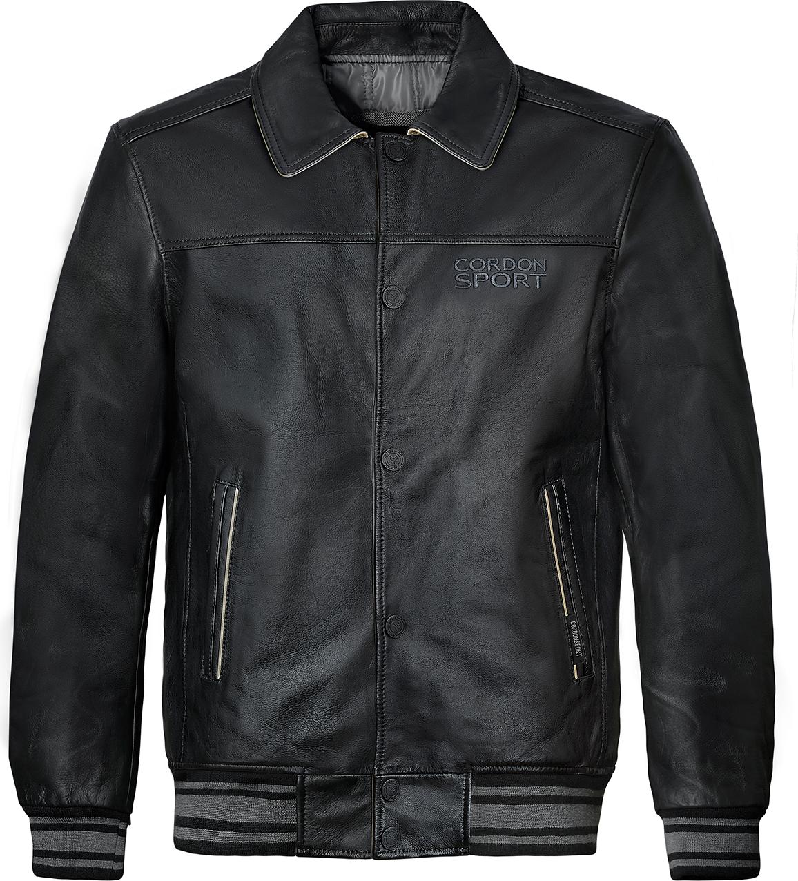 Cordon Sport Herren Lederjacke Sport Victoria super black 4XL