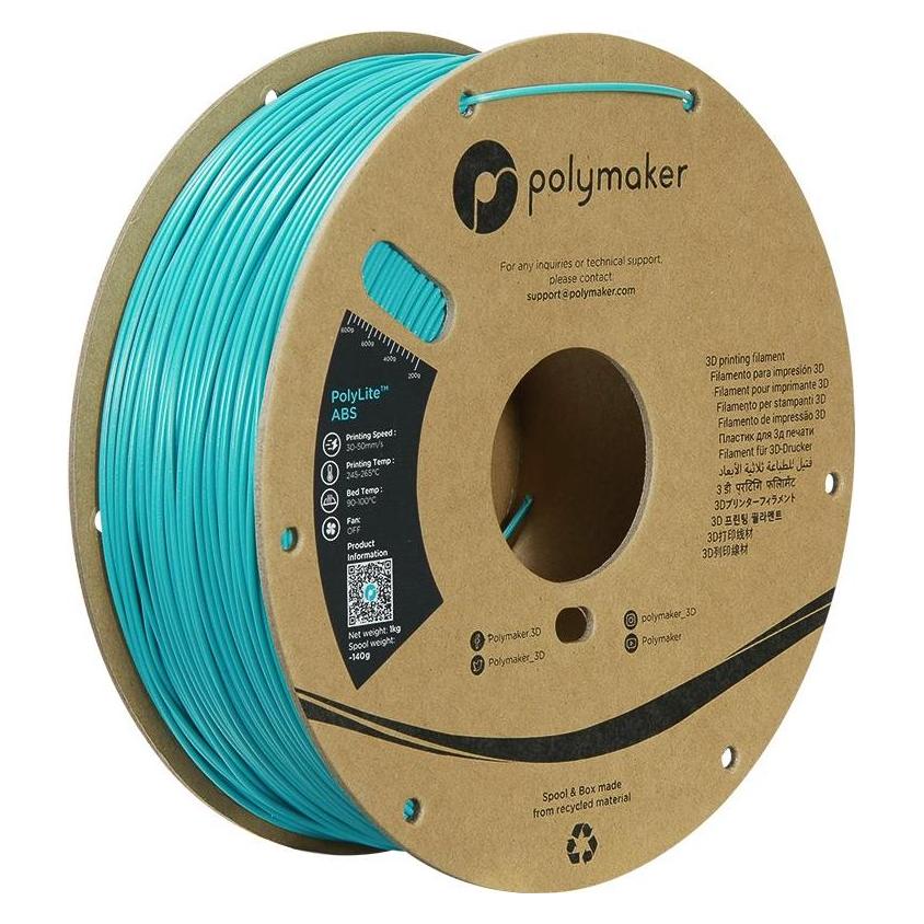Polymaker ABS GALAXY 1,75mm TEAL 1kg (ABS, 1000 g, 1.75 mm) (PE01038)