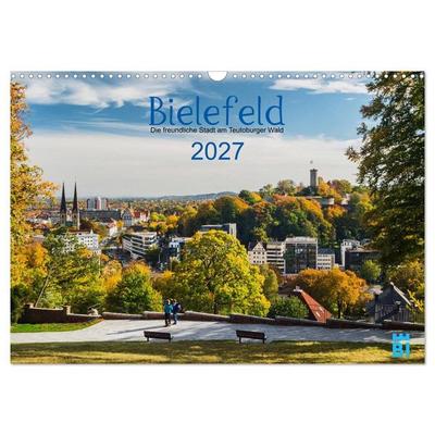 Bielefeld - Die freundliche Stadt am Teutoburger Wald (Wandkalender 2027 DIN A3 quer), CALVENDO Monatskalender