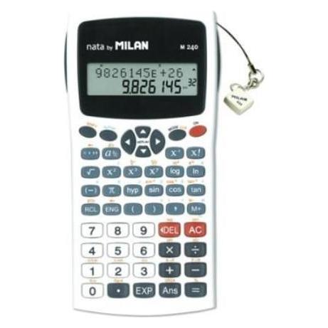 Milan Wissenschaftlicher Taschenrechner 240 Funktionen weiss. MAILAND (Batteriebetrieb) (159110WBL MILAN)