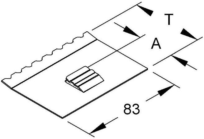 Niedax Support de profilé TPH 60 (TPH 60)