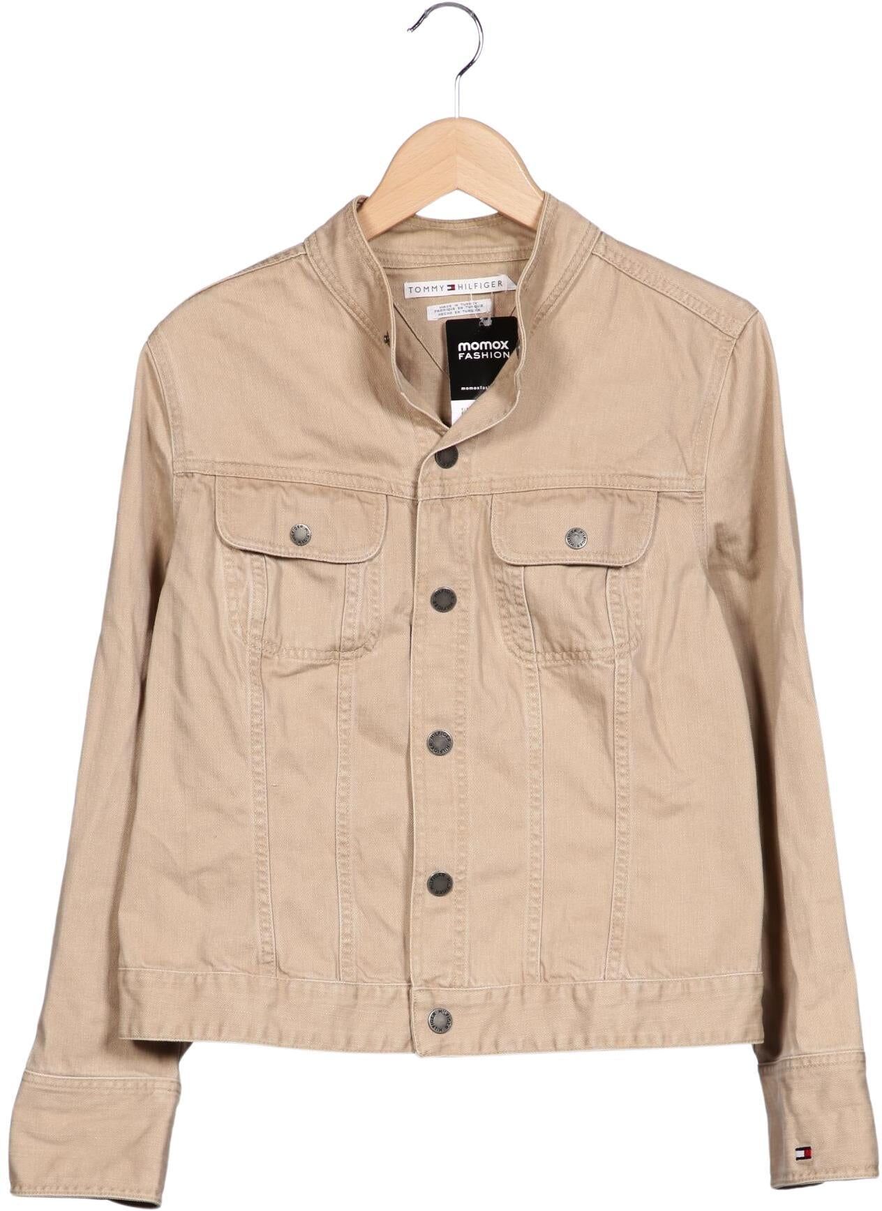 Tommy Hilfiger Damen Jacke, Beige, Gr. L, Baumwolle - Second Hand