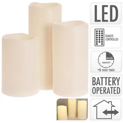 Ambiance Technology, LED Kerzen, Milan (3x)